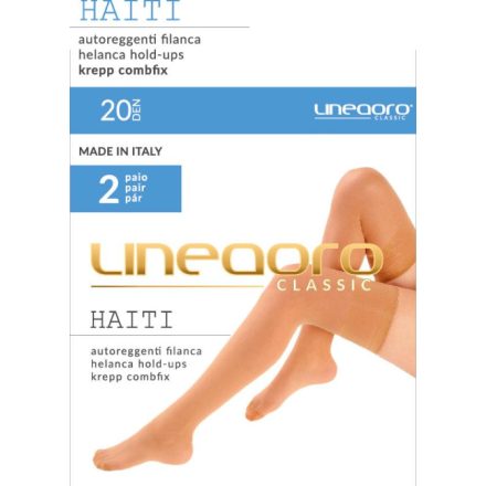 LINEAORO Haiti krepp 20den combfix (2pár)